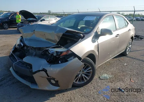 2014 Toyota Corolla Le Plus из США, поврежденный, VIN 5YFBURHE0EP017900